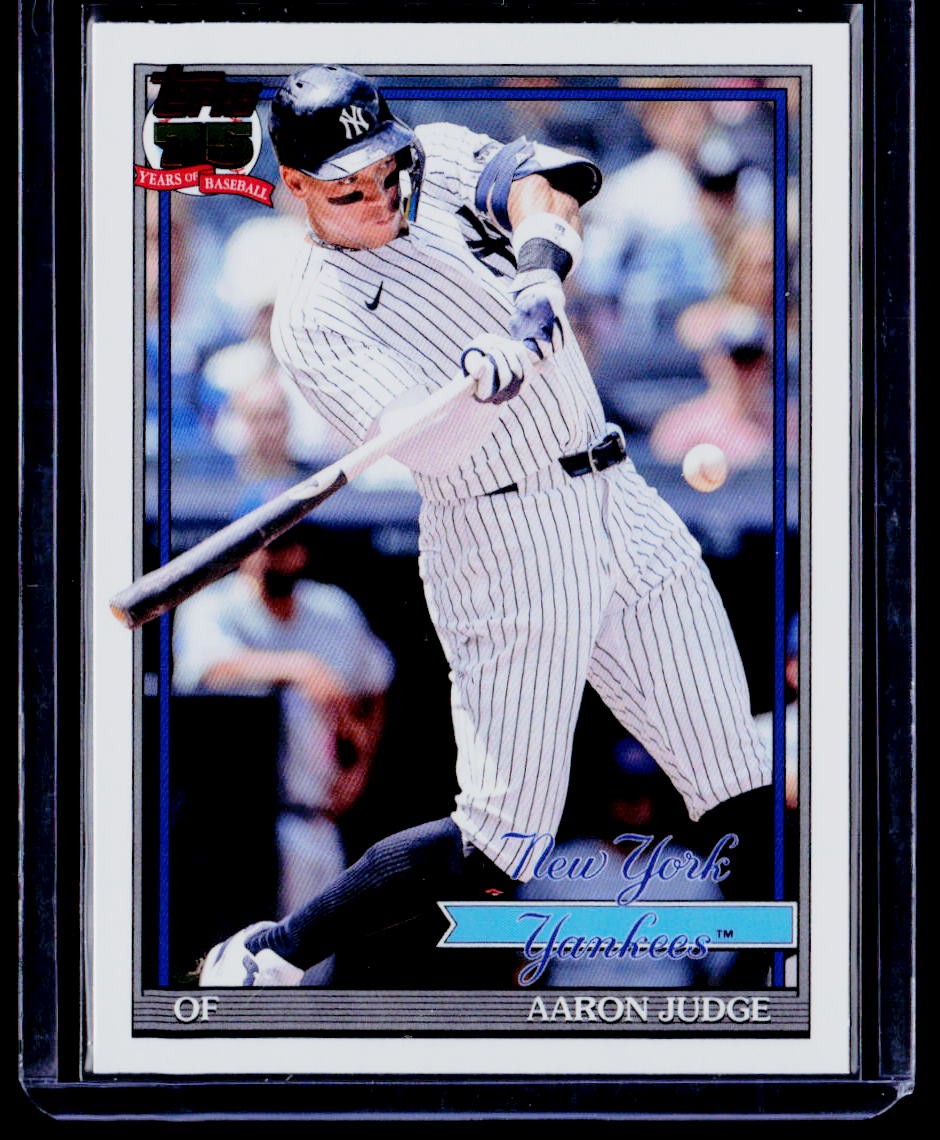 2026 Topps #T91-34 Aaron Judge 1991 Topps Baseball 35th Anniversary (Series One)