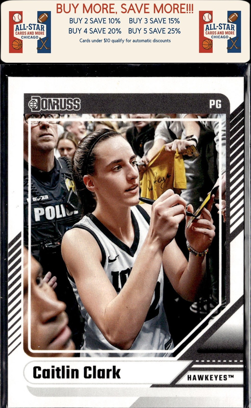 2024 Panini Caitlin Clark Collection #7 Caitlin Clark Iowa Hawkeyes