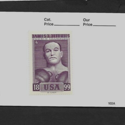 1964 Slania Heavyweight Boxing Champions #4 JAMES J. JEFFRIES Free N.A. Shipping