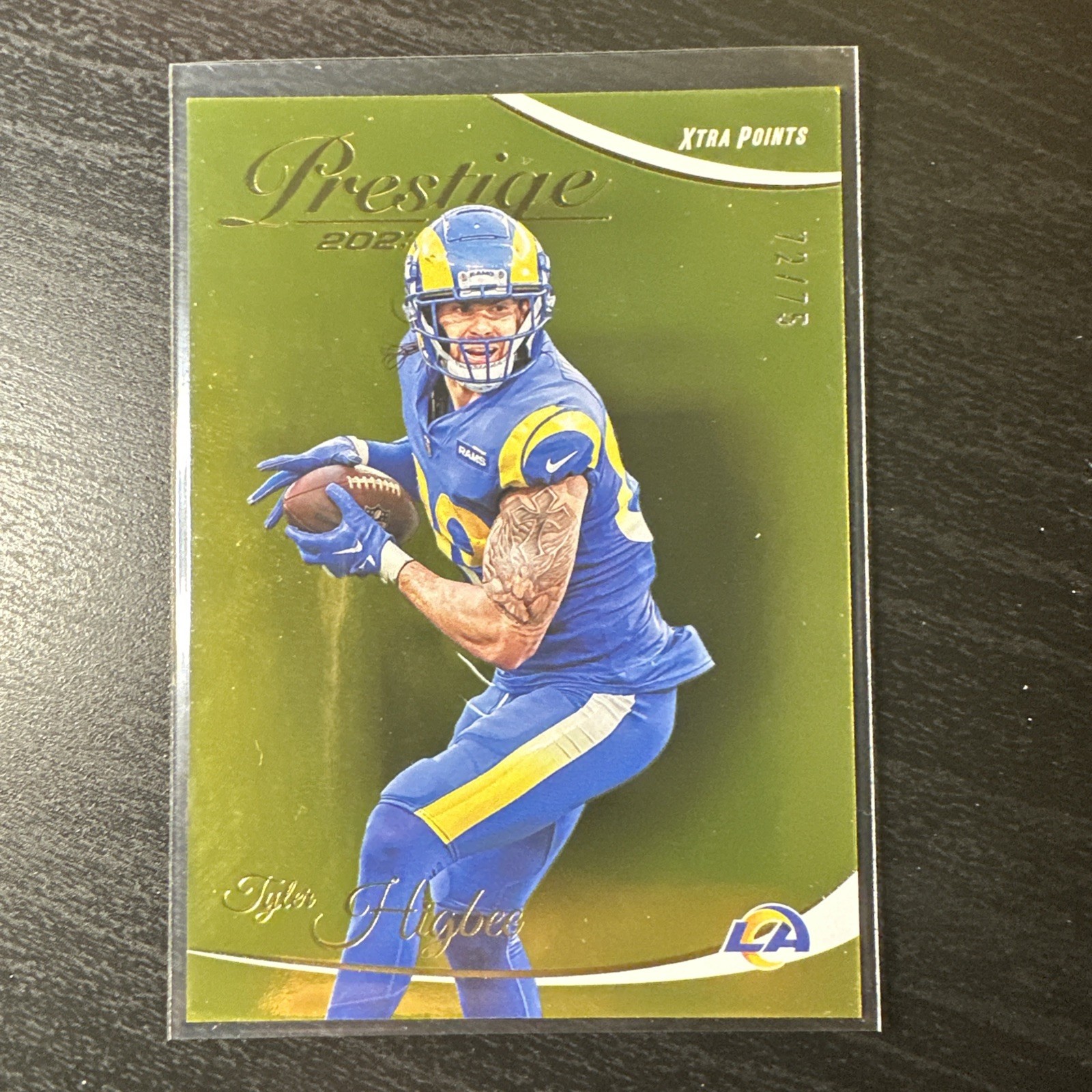 2023 Panini Prestige – Tyler Higbee #177 Xtra Points Gold /75