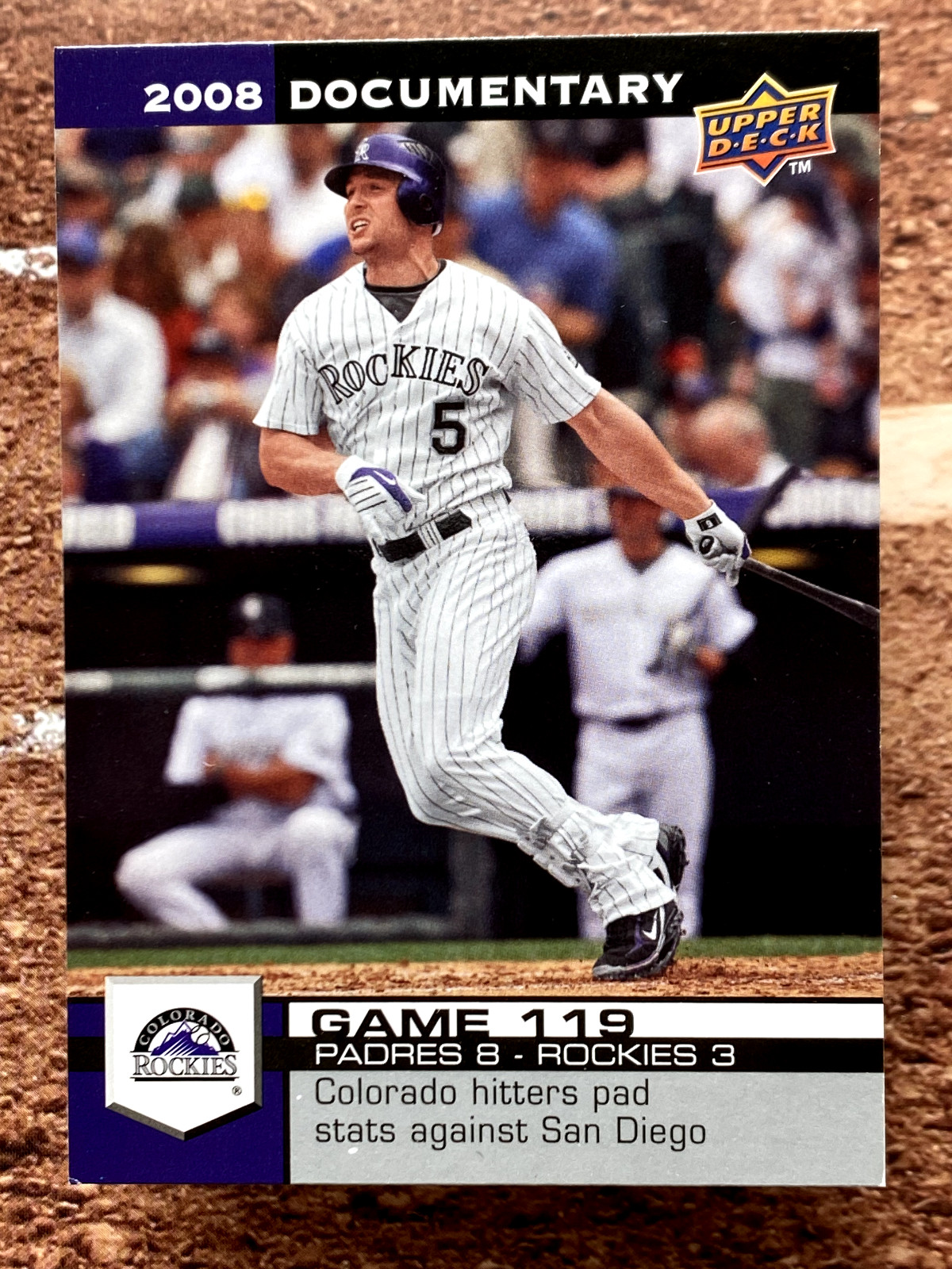 2008 Upper Deck Documentary Matt Holliday #3568