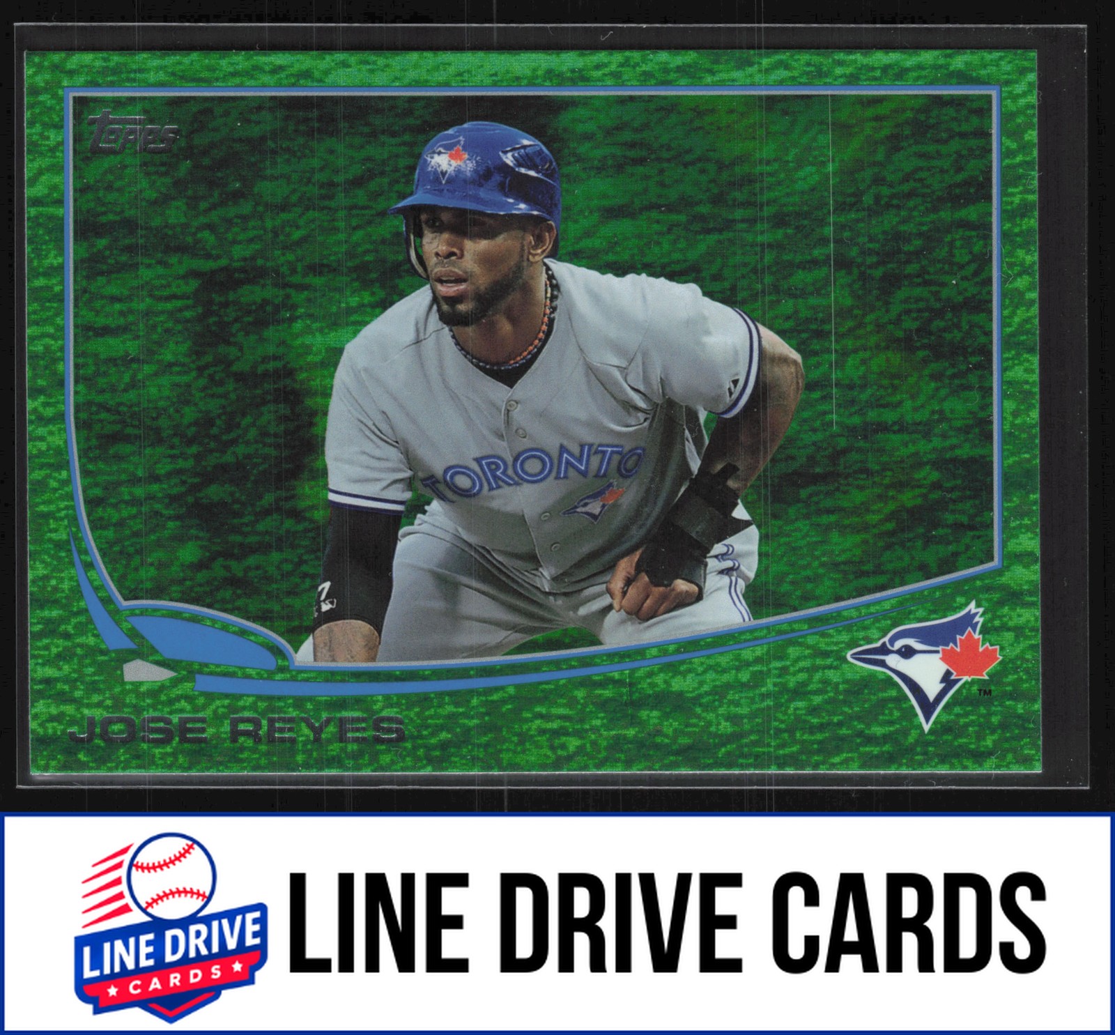 2013 Topps #331 Jose Reyes Emerald Foil Toronto Blue Jays