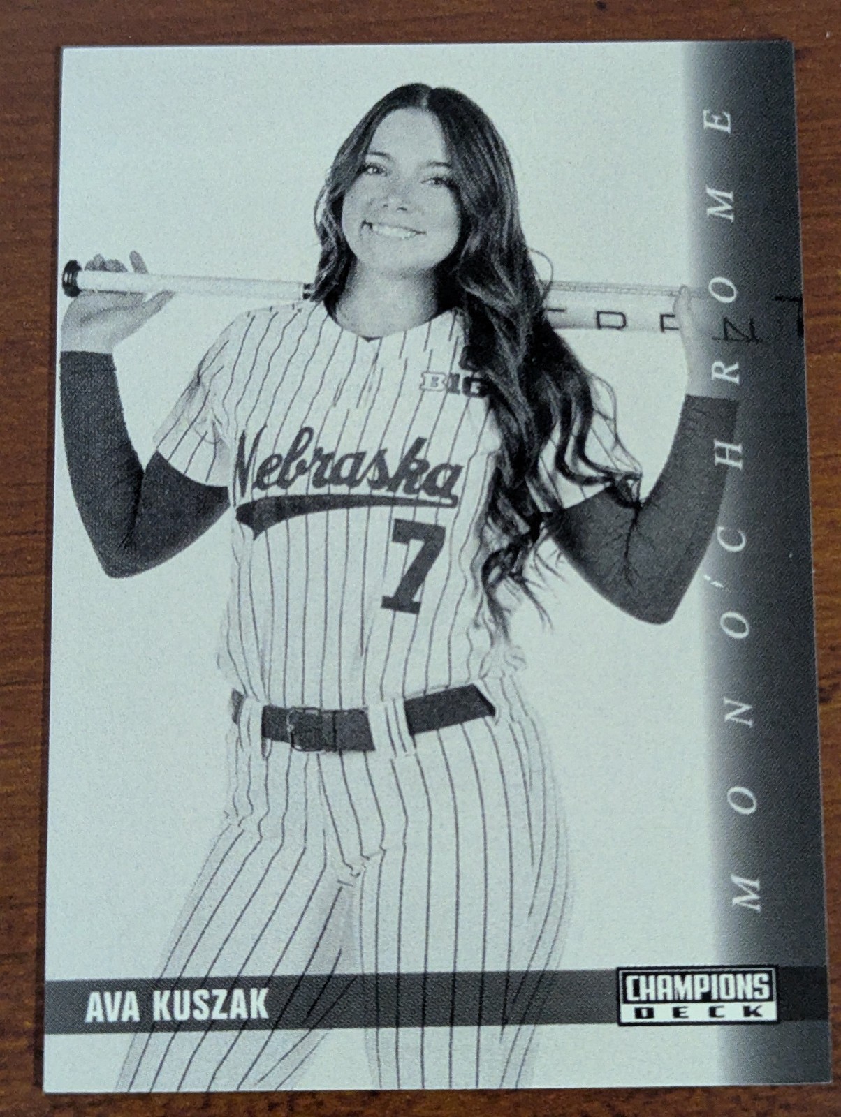 2025 Champions Deck Nebraska Cornhusker Softball AVA KUSZAK Limited Parallel