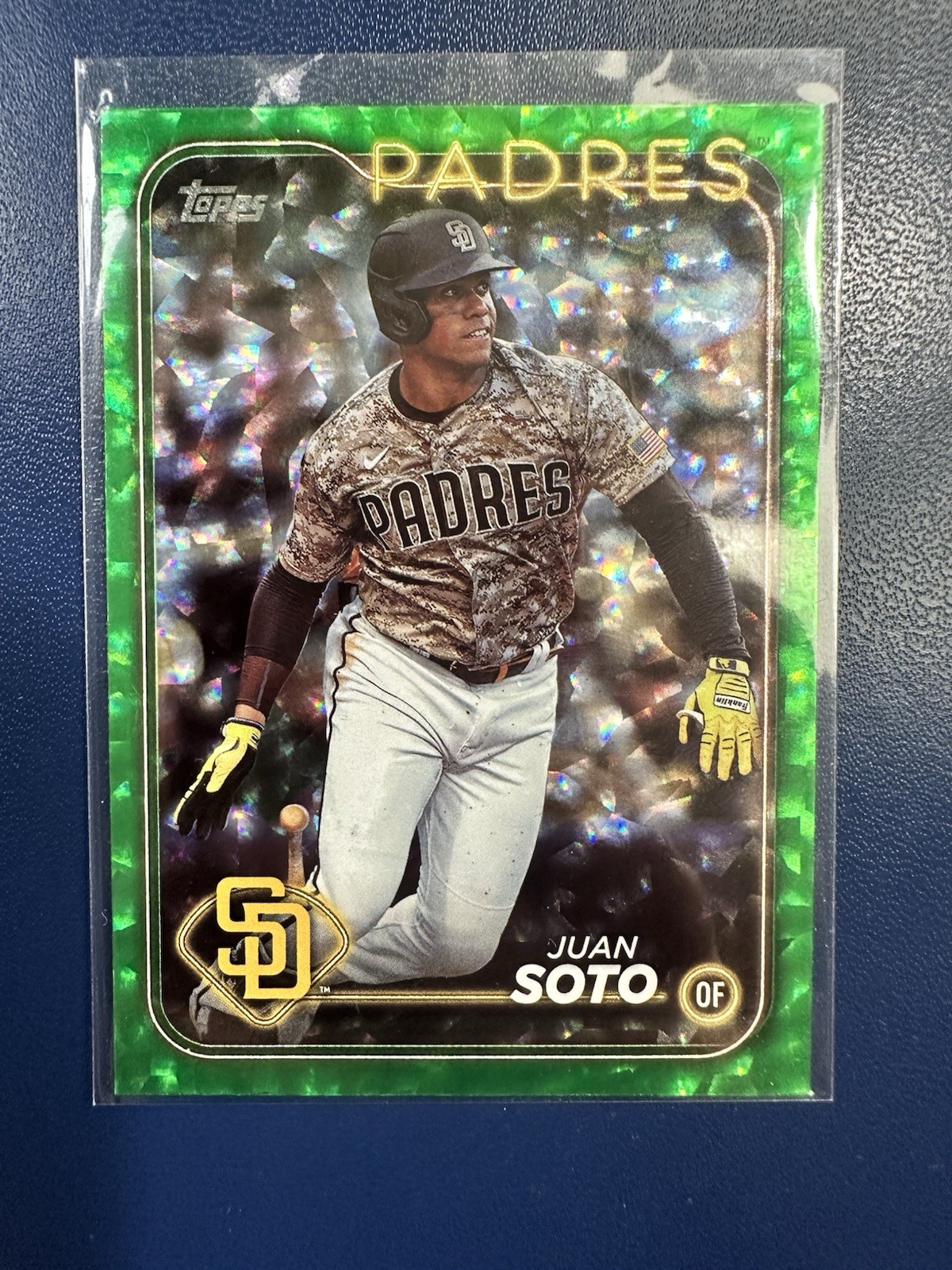2024 Topps Series 1 – Green Crackle Foil #50 Juan Soto /499