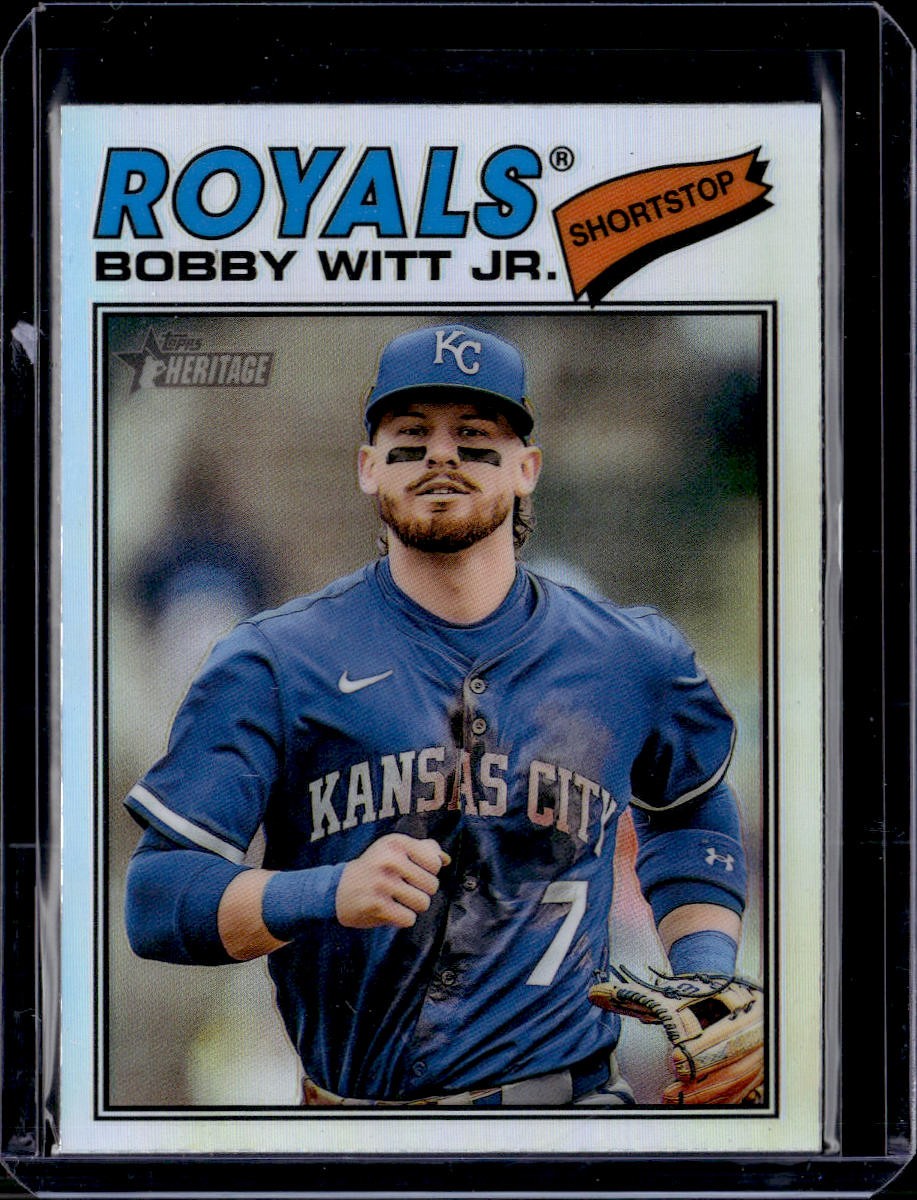 2026 Topps Heritage #160 Bobby Witt Jr. Chrome Refractors