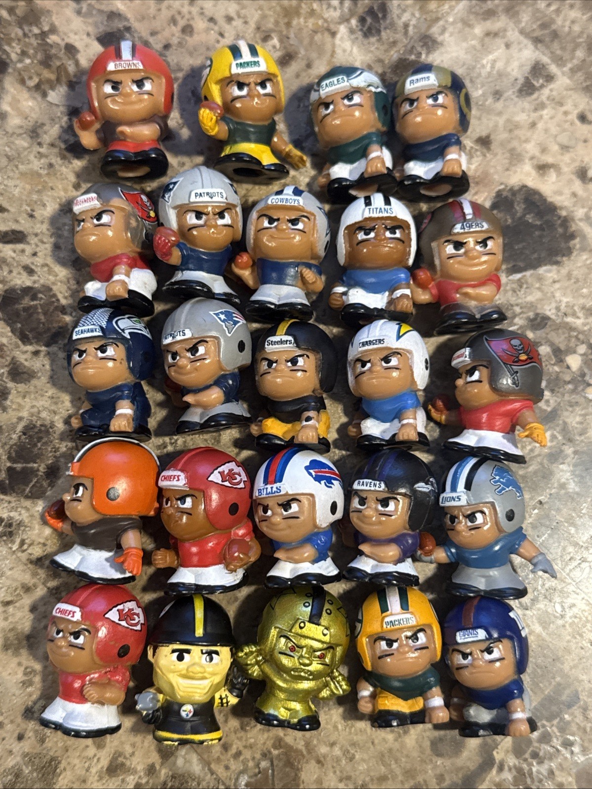 Teenymates NFL Lot Of 24 Including Rare Figures