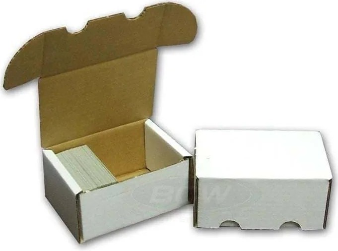 Bundle Of 50 BCW 300 Card Count Cardboard Storage Box Sports/Trading Card Boxes