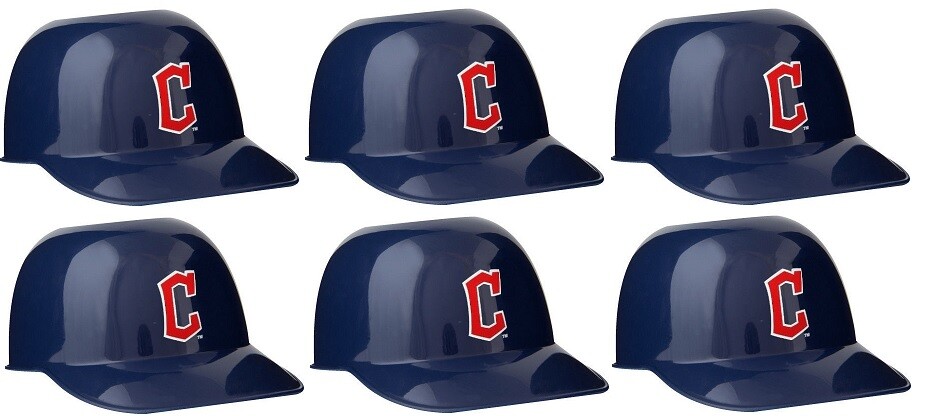 Cleveland Guardians MLB 8oz Snack Size Ice Cream Mini Baseball Helmets – 6 pack