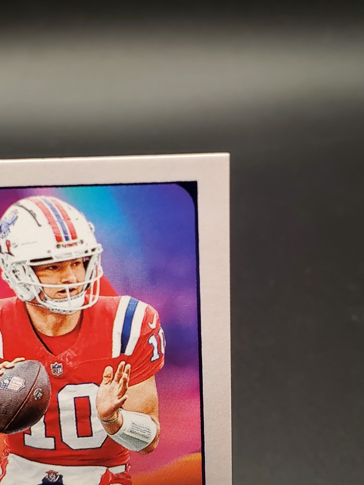 Drake Maye 2025 Panini Luminance Vestige Blue #6 #/50