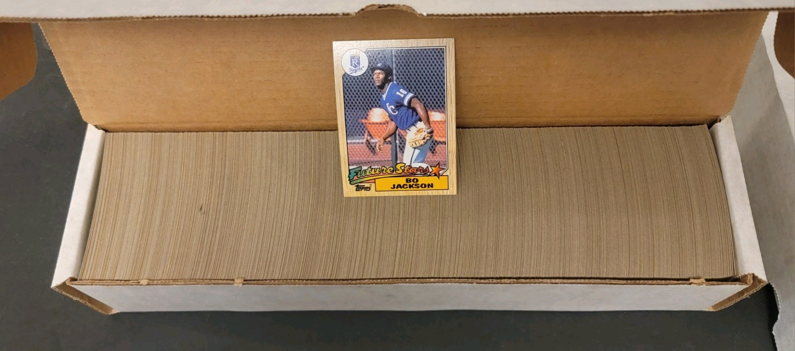 86, 87, 88 Topps Baseball. 3 Complete Sets #1-792 From Vending Cases.