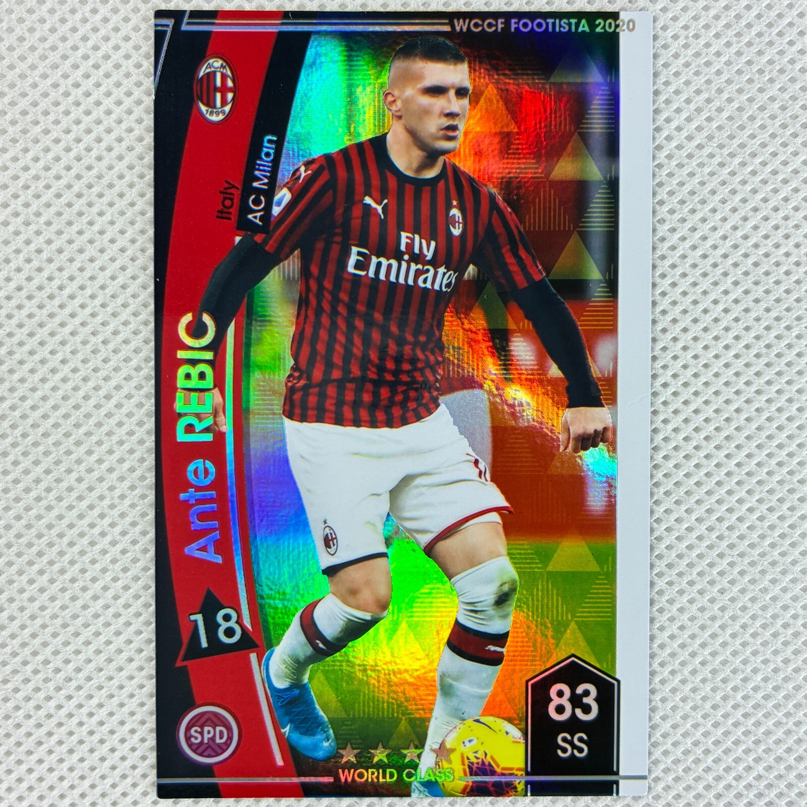 Panini WCCF FOOTISTA 2020 Promo Ante Rebic AC Milan F20 EX Croatia Japan