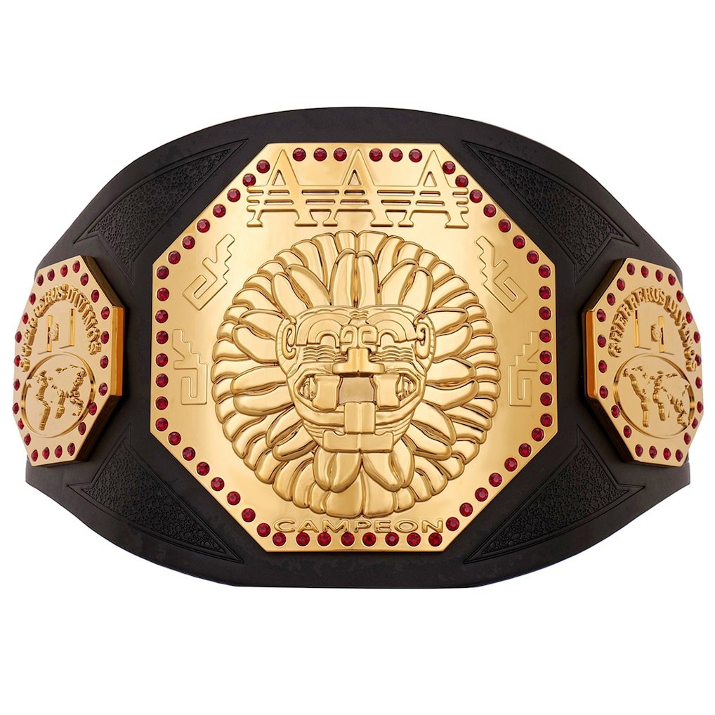 AAA Mega Championship Lucha Libre Wrestling Title Belt Official Licensed