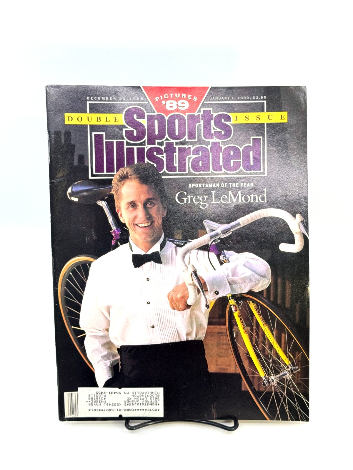 Sports Illustrated Dec. 25, 1989 Jan. 1, 1990 Greg LeMond Sportsman Of The year