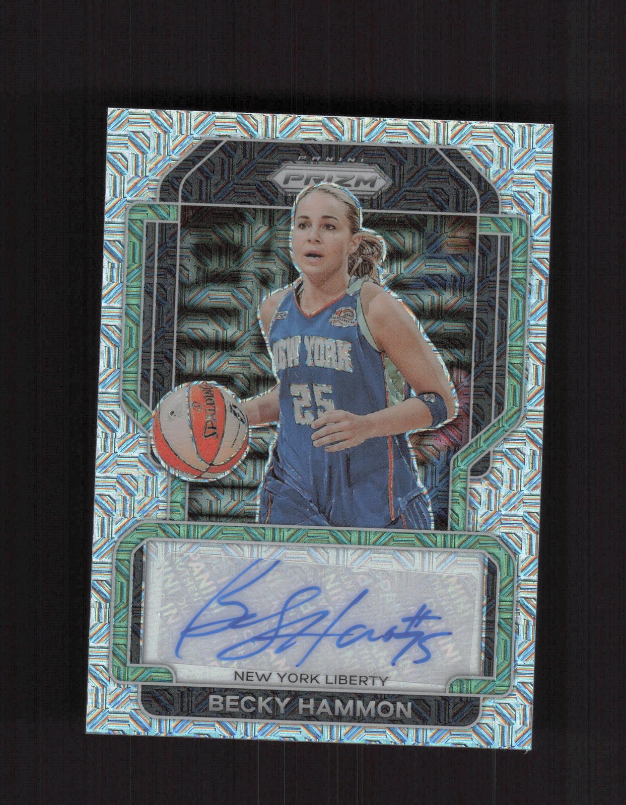 2022 Panini Prizm WNBA #SG-BHM Becky Hammon Signatures AUTO Mojo #/25