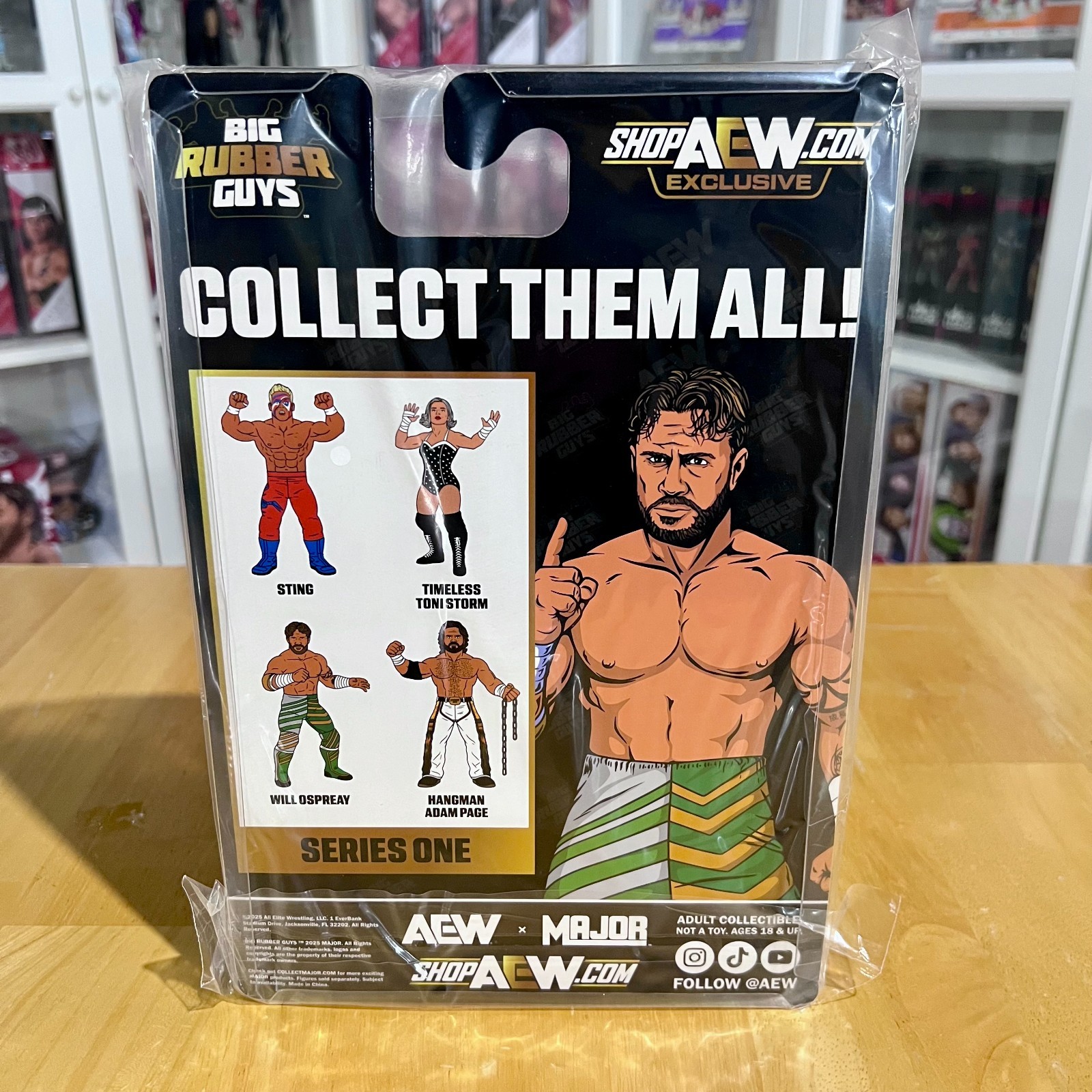 AEW Big Rubber Guys Series 1 Will Ospreay Figure Collect Major BRG