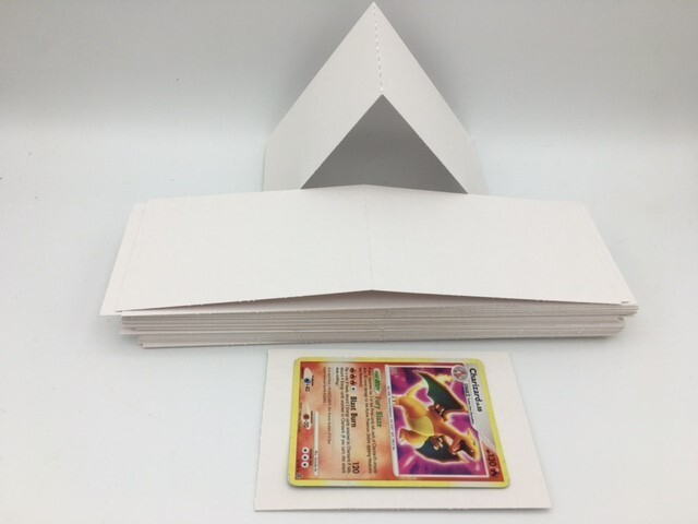 Free S&H 3000 3×4.5″ Cardboard Folders Sleeves Pokemon Card Vending Football Etc