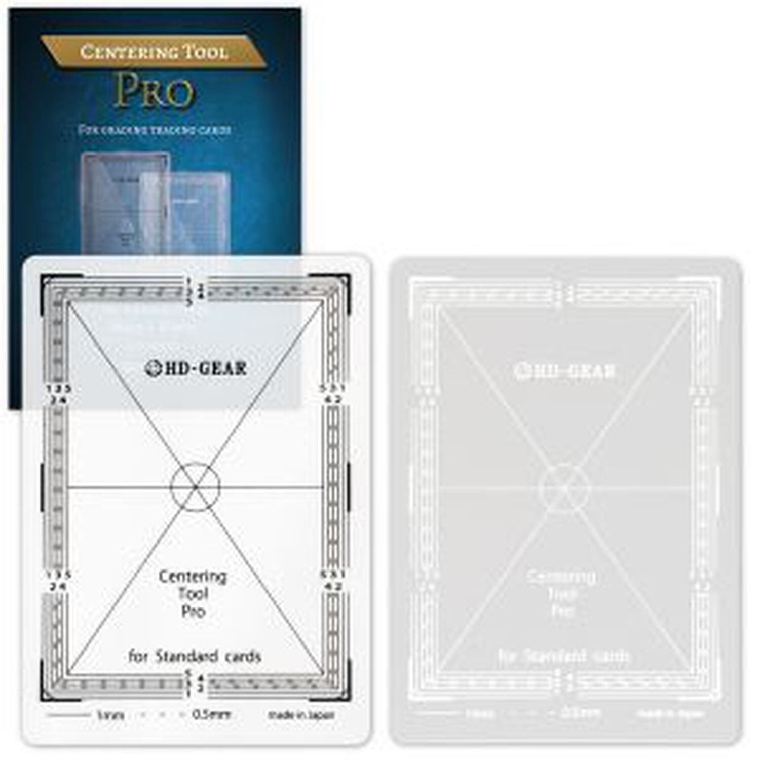 HD-GEAR Centering Tool Pro Card Grading Kit PSA Pokemon Trading Cards TCG Bla…