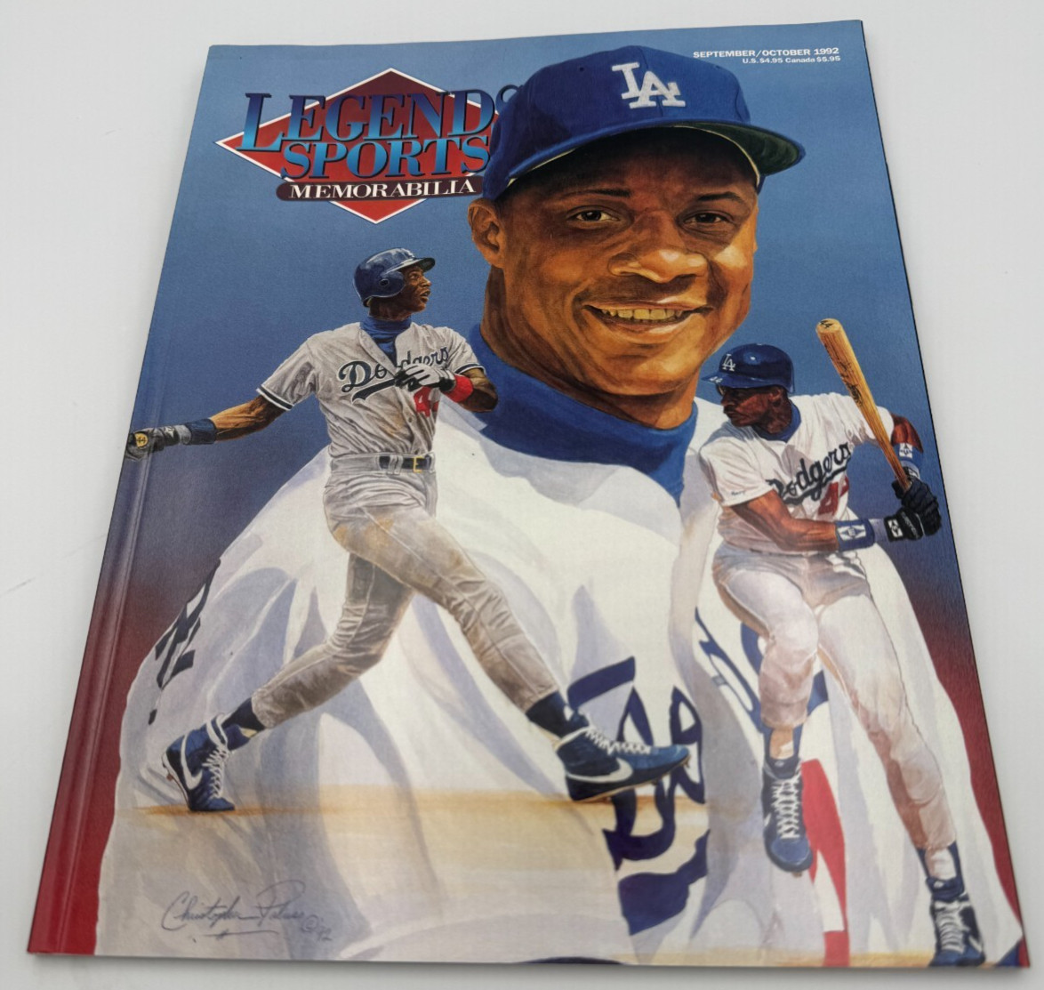Legends Sports Memorabilia Magazine Sept/Oct 1992 Los Angeles Dodgers Cover