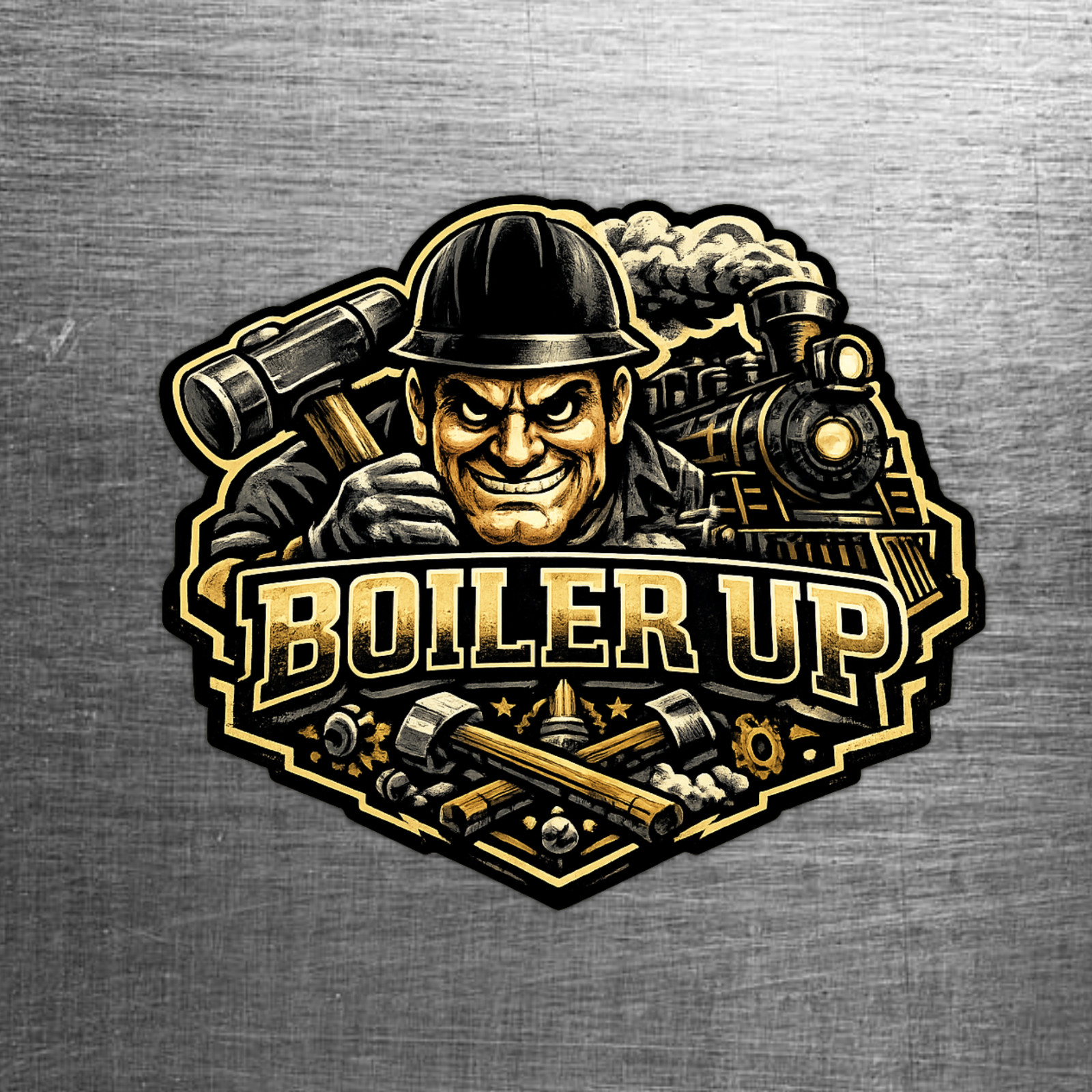 Purdue “Boiler Up” Custom Sticker