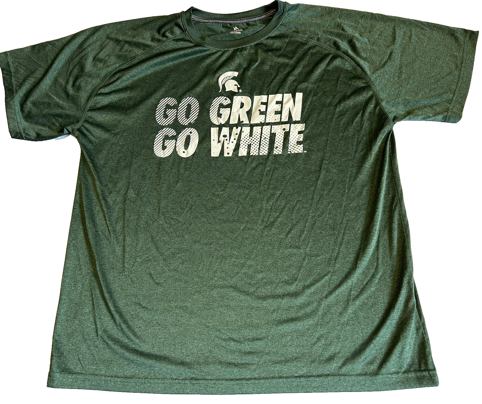 Michigan State Spartans Men’s Short Sleeve Athletic Shirt XL
