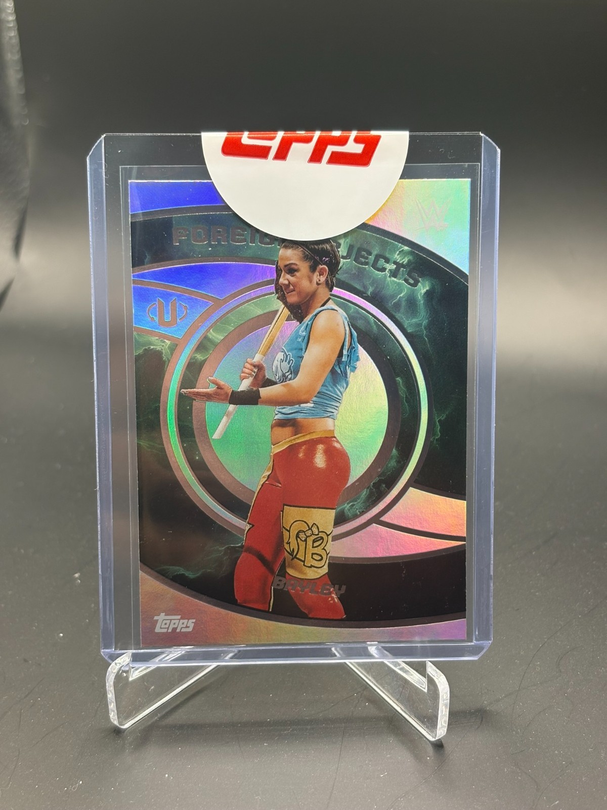 2025 Topps WWE Universe Bayley Foreign Objects FOB-20