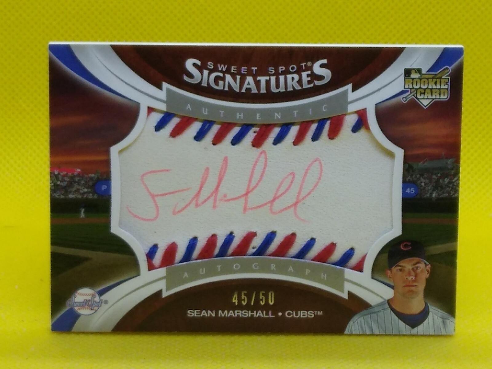 Sean Marshall 2006 UD Sweet Spot Signatures ROOKIE AUTO #165 Chicago Cubs 45/50