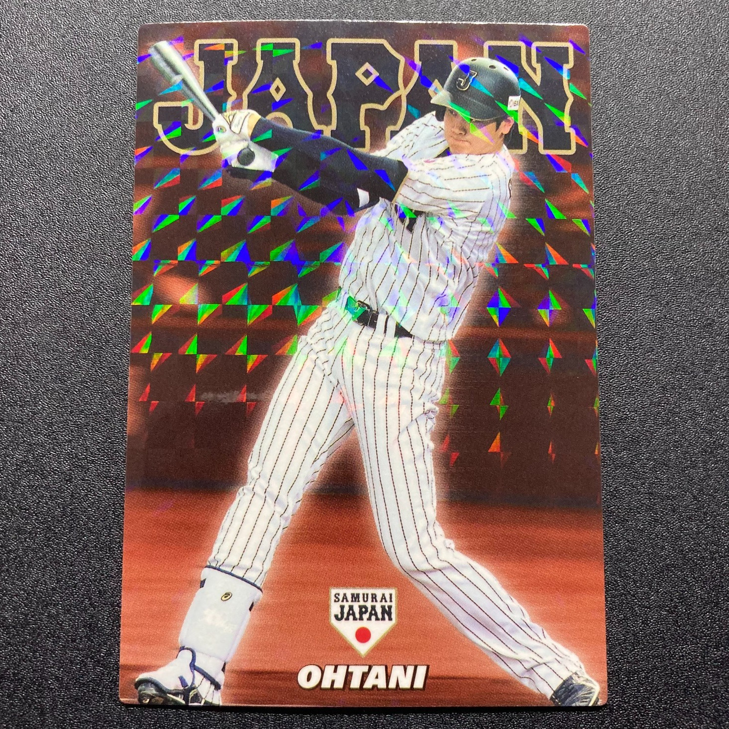 Shohei Ohtani 2017 Calbee Baseball Card SJ-06 Samurai Japan WBC Holo Japanese