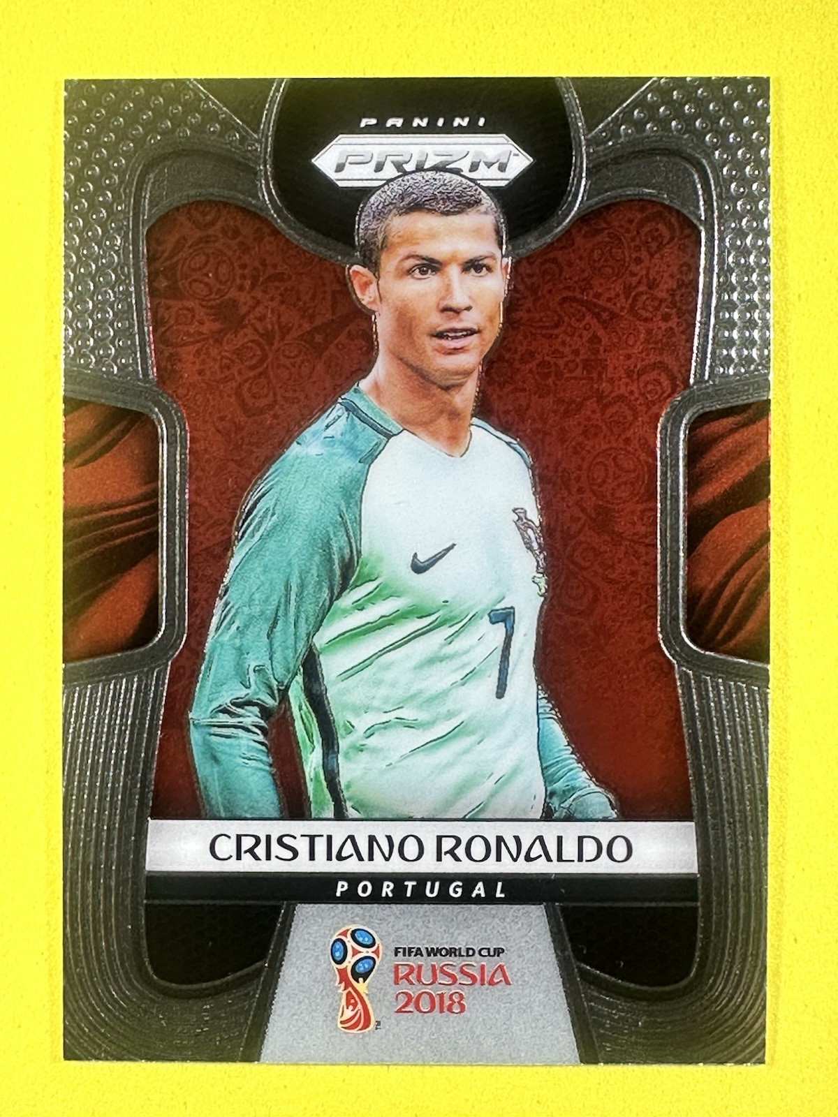 2018 Panini – Prizm World Cup Soccer #154 Cristiano Ronaldo – Portugal GOAT