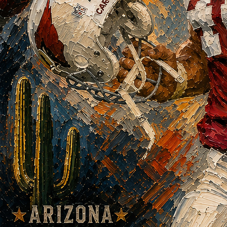 Patrick Tillman – Arizona Cardinals, US Army, Wall Art Painting, New Painting