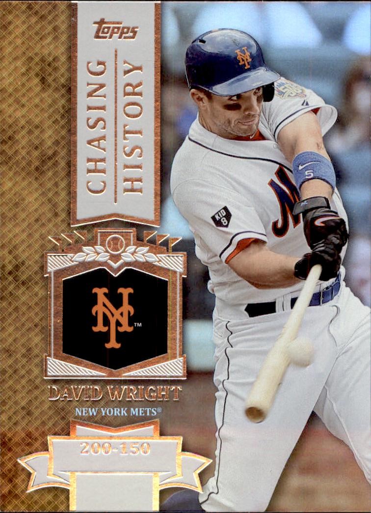 David Wright 2013 Topps Chasing History Silver Foil #CH-99 New York Mets