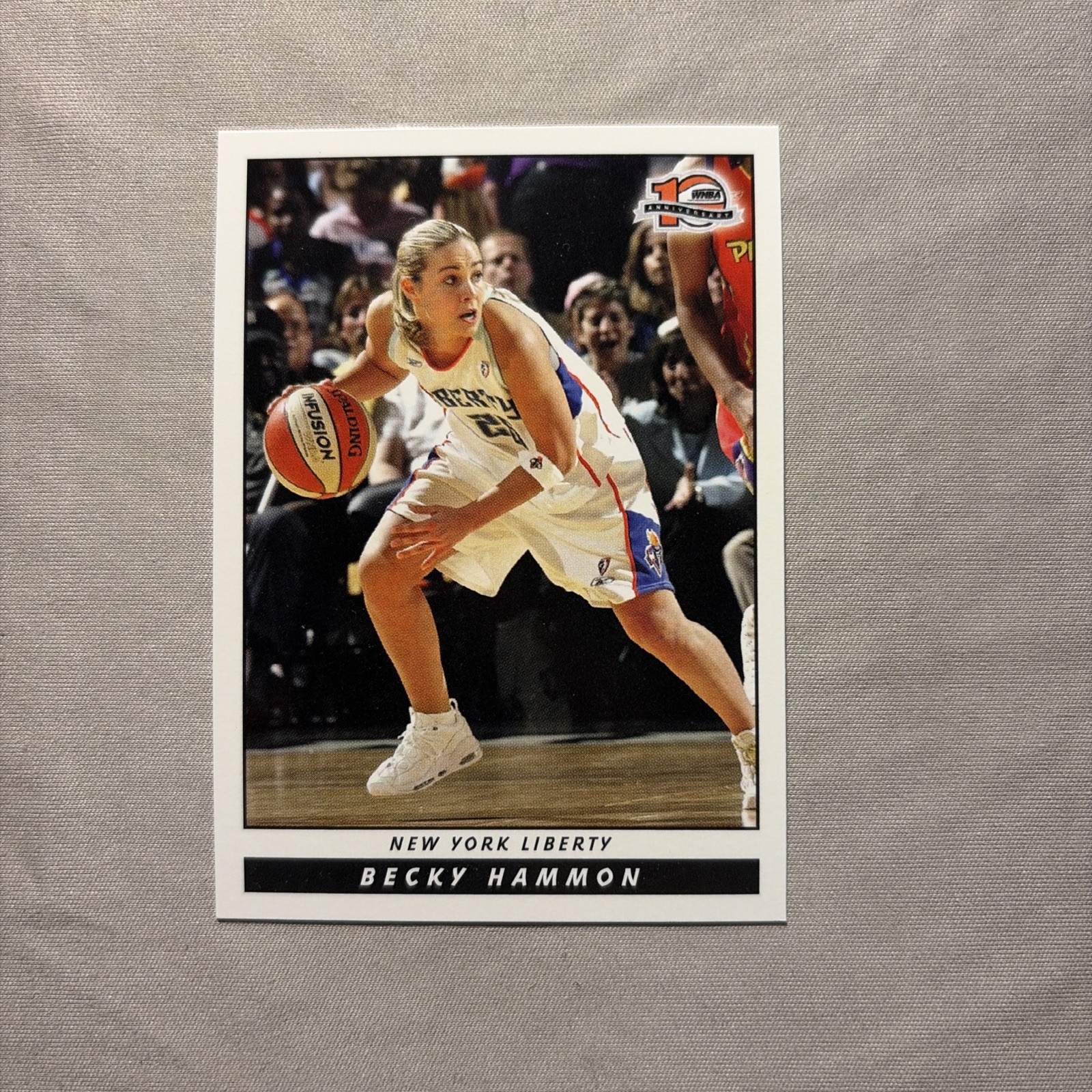 2006 Rittenhouse WNBA Basketball Becky Hammon Trading Card #100 NY Liberty
