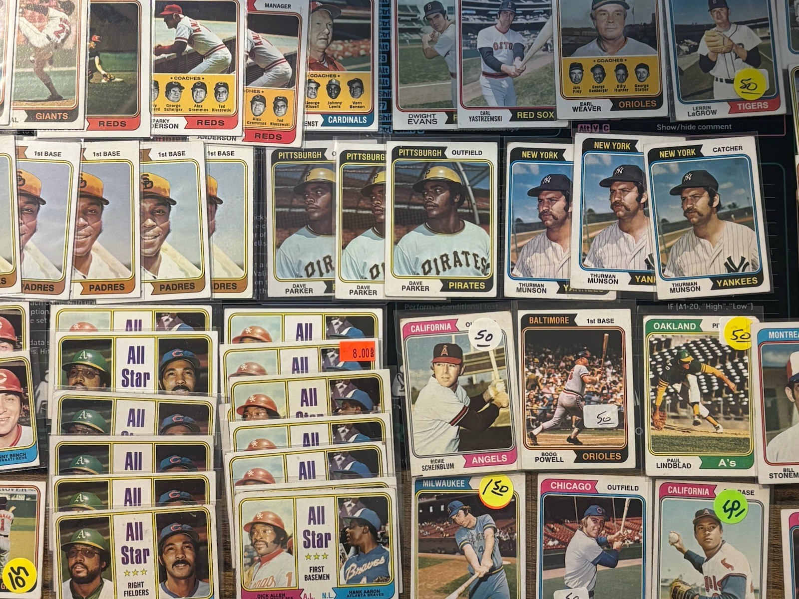 1974 Topps Baseball U Pick VG-EX #231-460 Free Shipping On 3+ Items!