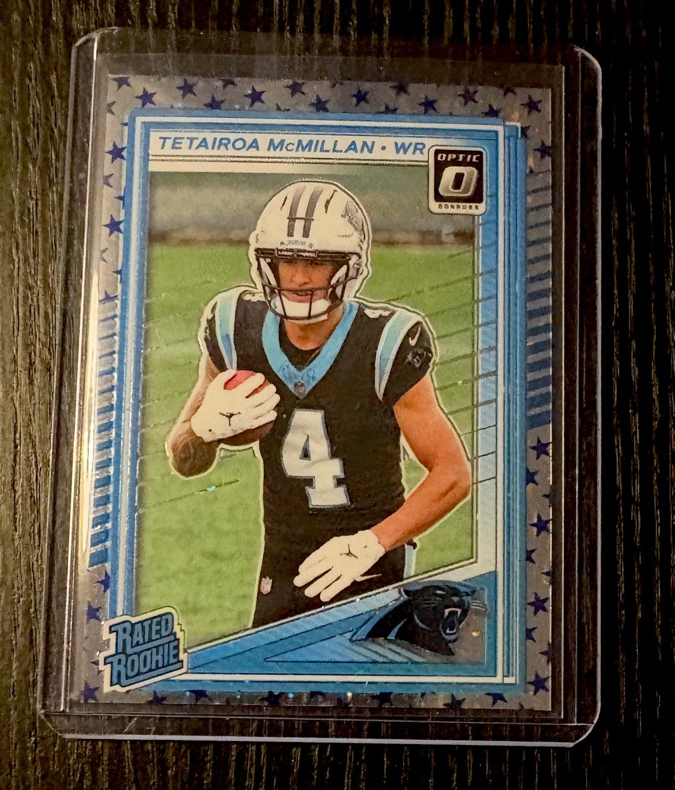 2025 Panini Donruss Optic Tetairoa McMillan #209 Stars Prizm Carolina Panthers
