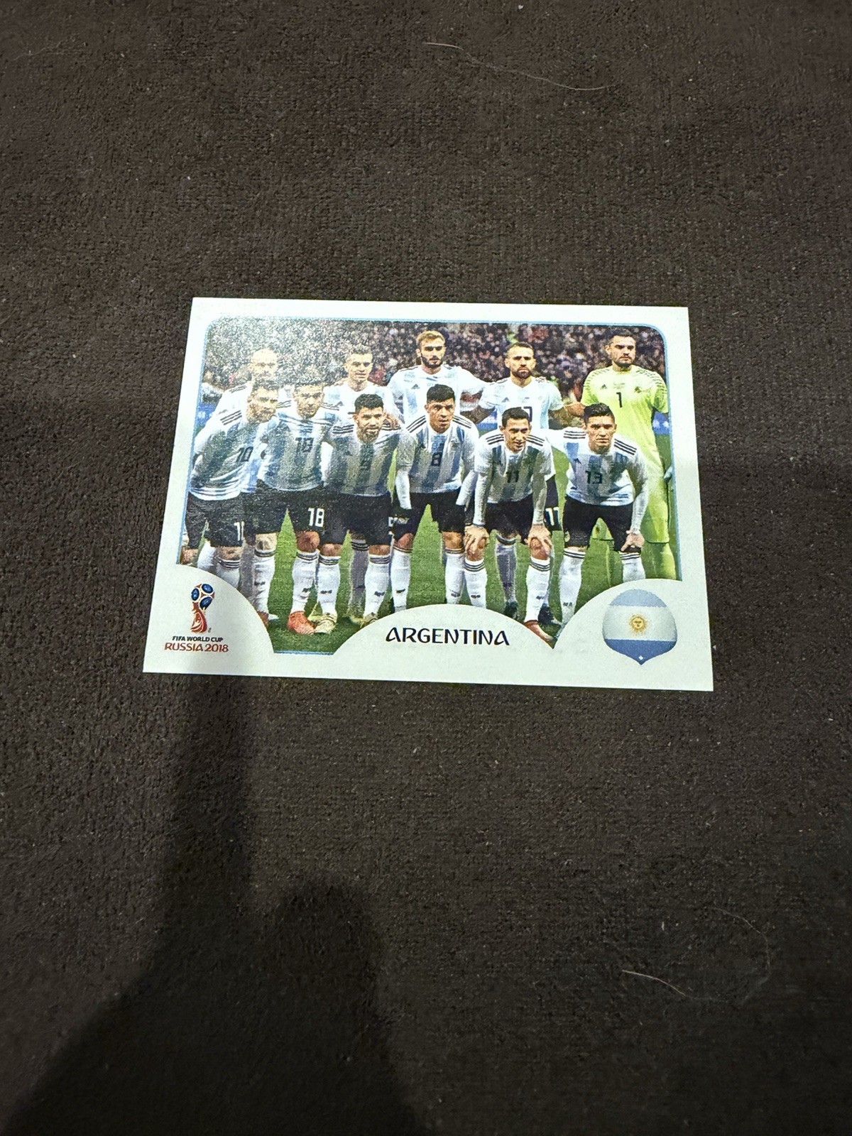 Argentina 2018 Panini FIFA World Cup Pink Back Sticker #261