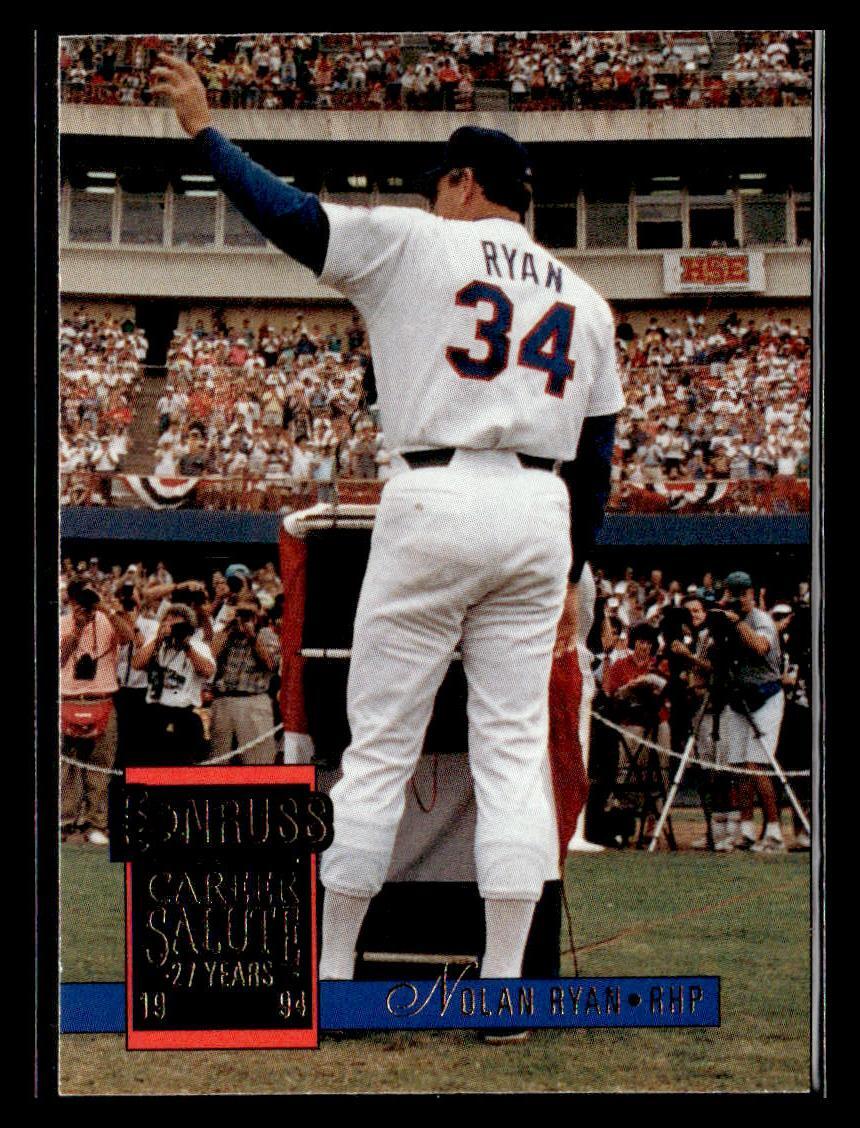 1994 Donruss #1 Nolan Ryan Special Edition
