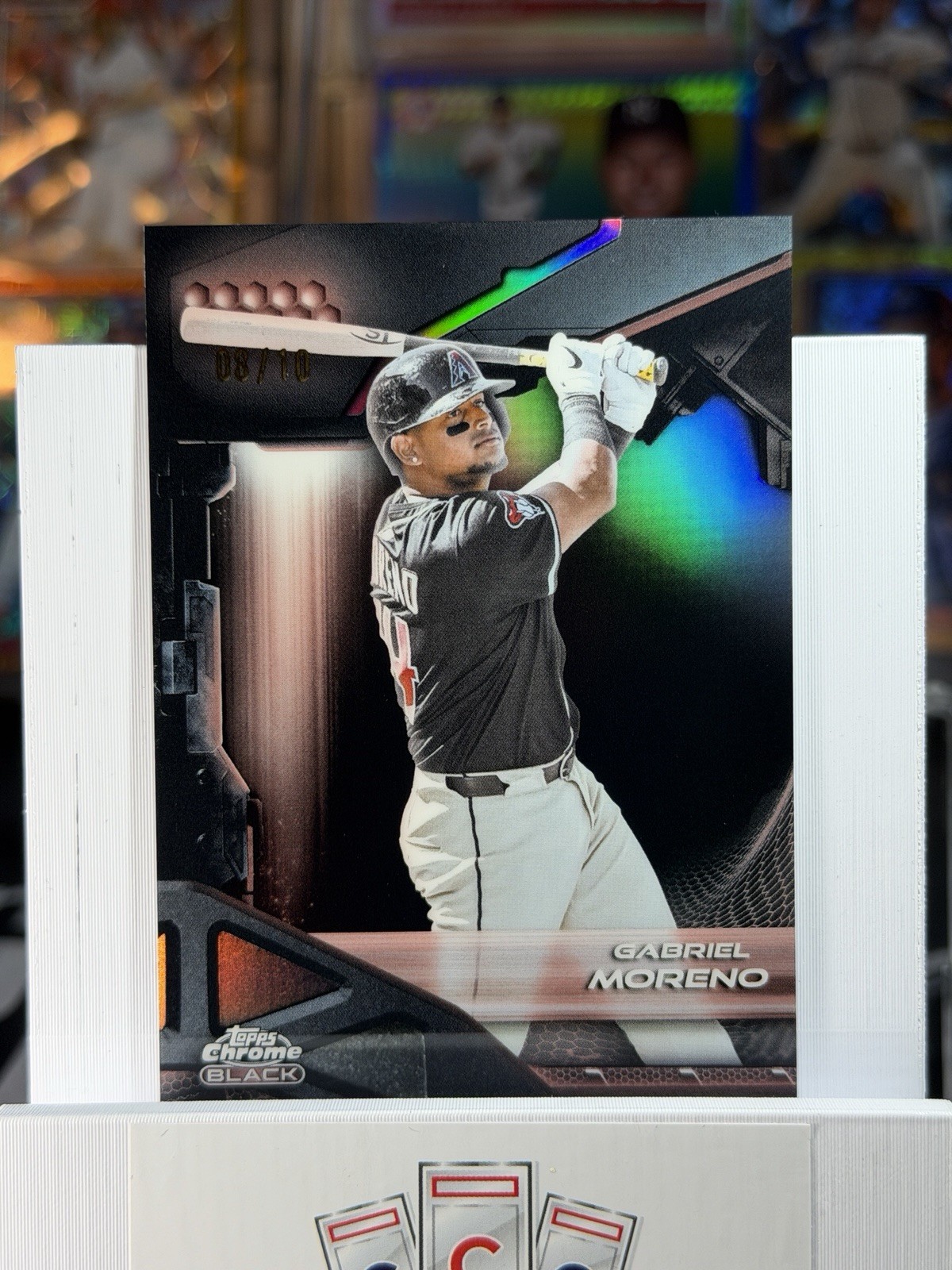 Gabriel Moreno /10 2026 Topps Chrome Black Rose Gold Refractor Diamondbacks