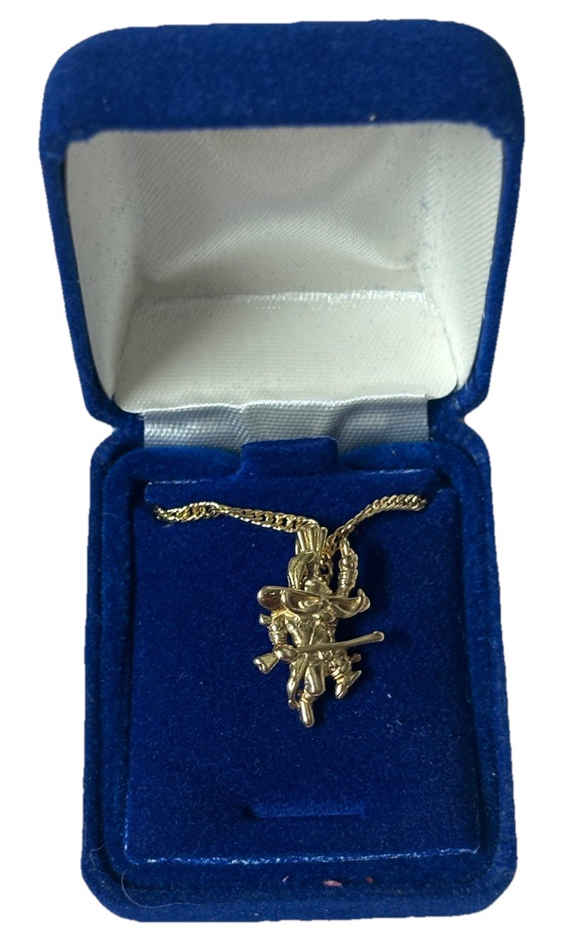 UNLV Rebels University of Las Vegas Necklace Chain Gold-plated .925 Gold Vermeil