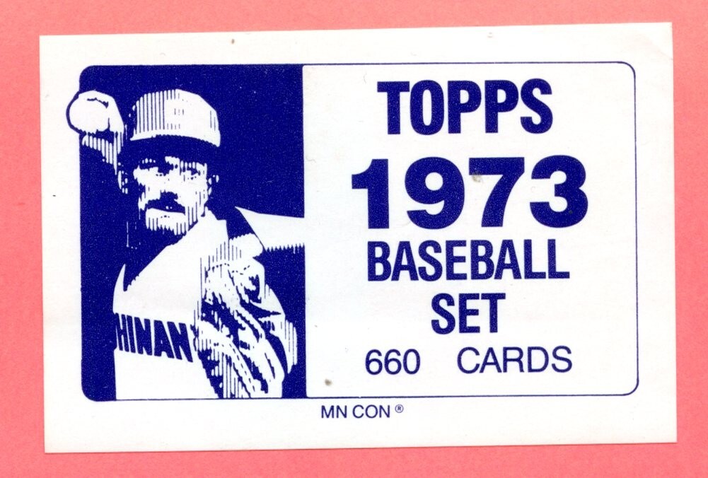 1973 Topps Box Sticker