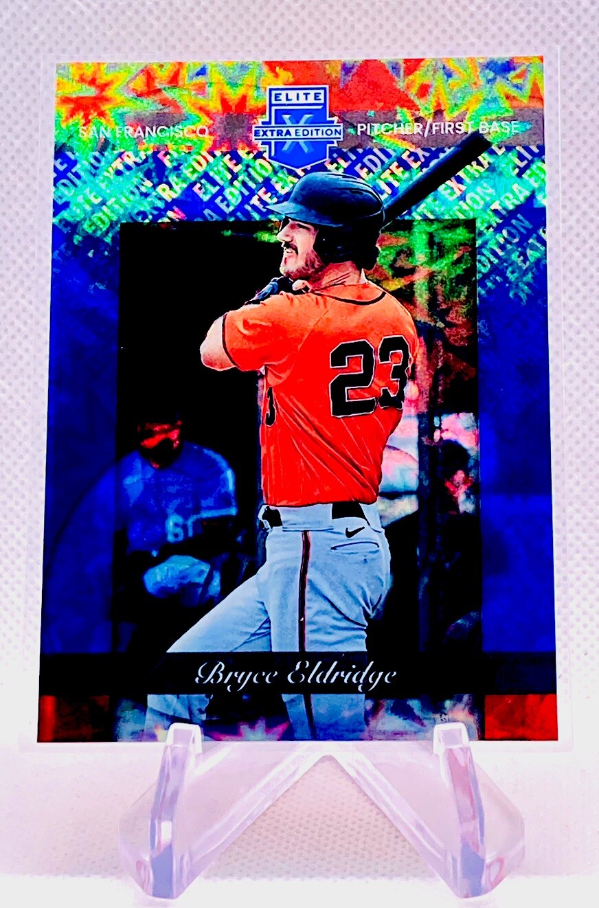 2023 Elite Extra Edition FOTL Bryce Eldridge Base Retro 2002 Blue 12/16 #152