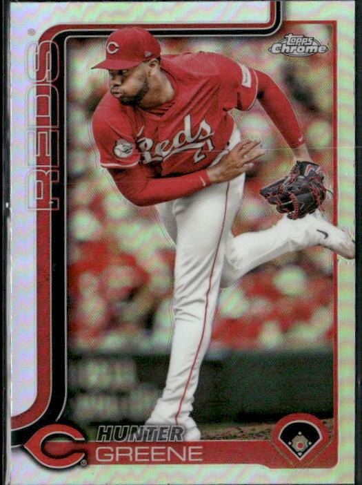 2025 Topps Chrome #91 Hunter Greene Refractors