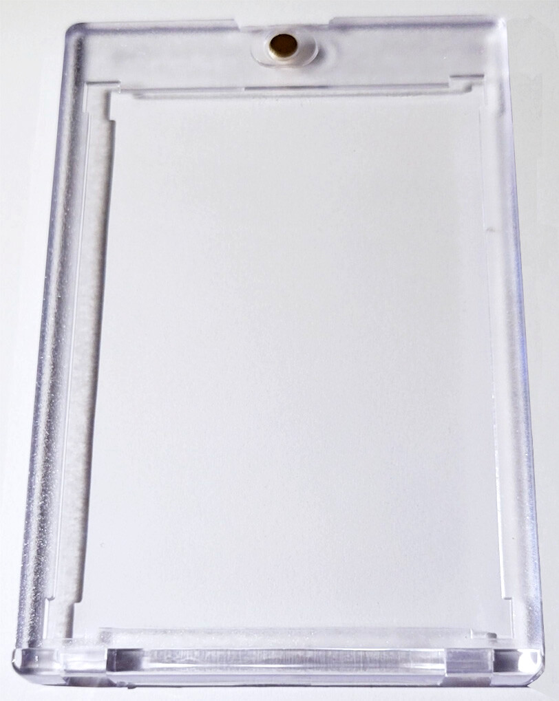 5 Pro Safe Premium 75pt Magnetic UV Thick Sports Card Holder Clear Storage Cases