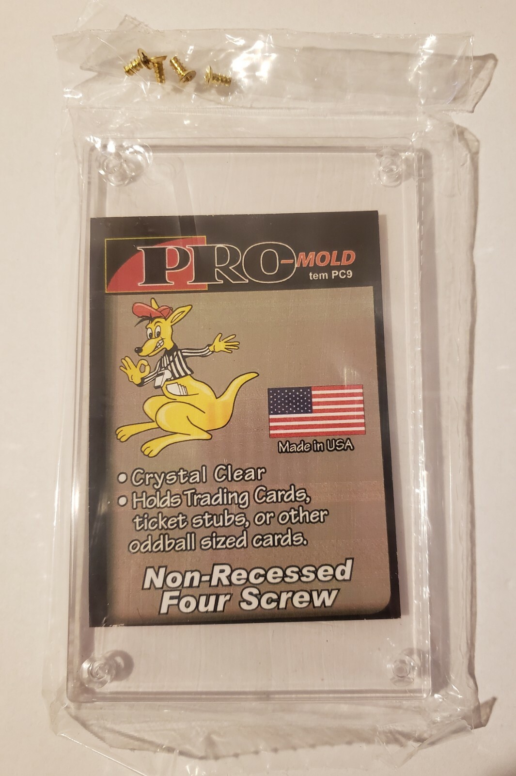 (20) Pro-Mold 4-Screw Screwdown Card Holder Non-Recessed Regular Card Size 20pt