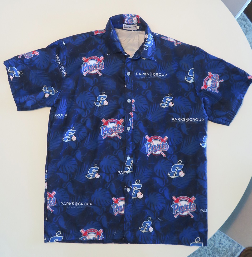 Stockton Ports Hawaiian Shirt SGA large