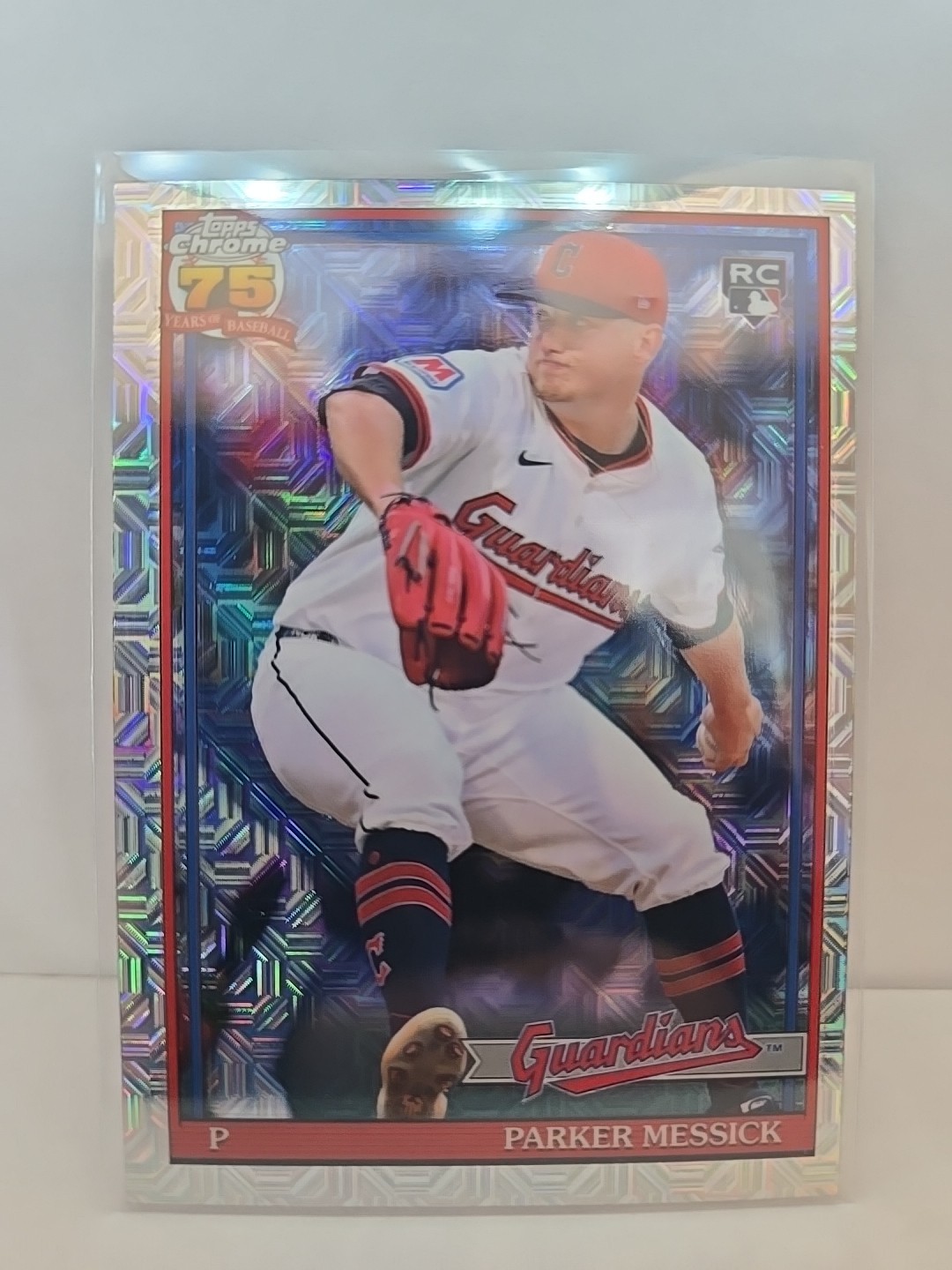 2026 Topps Series 1 Silver Pack Parker Messick RC Cleveland Guardians #91C-64