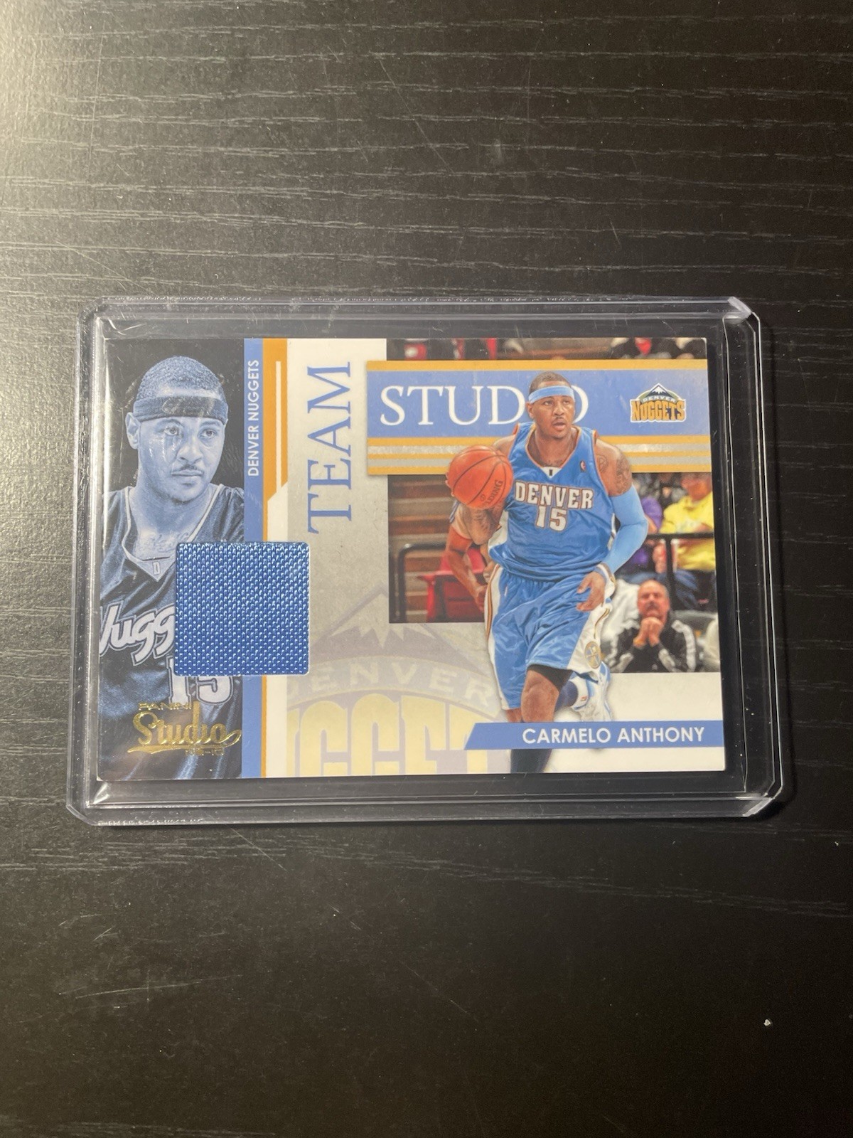 2009-10 Team Studio Carmelo Anthony, Chauncey Billups #8 Materials /249 (MEM)