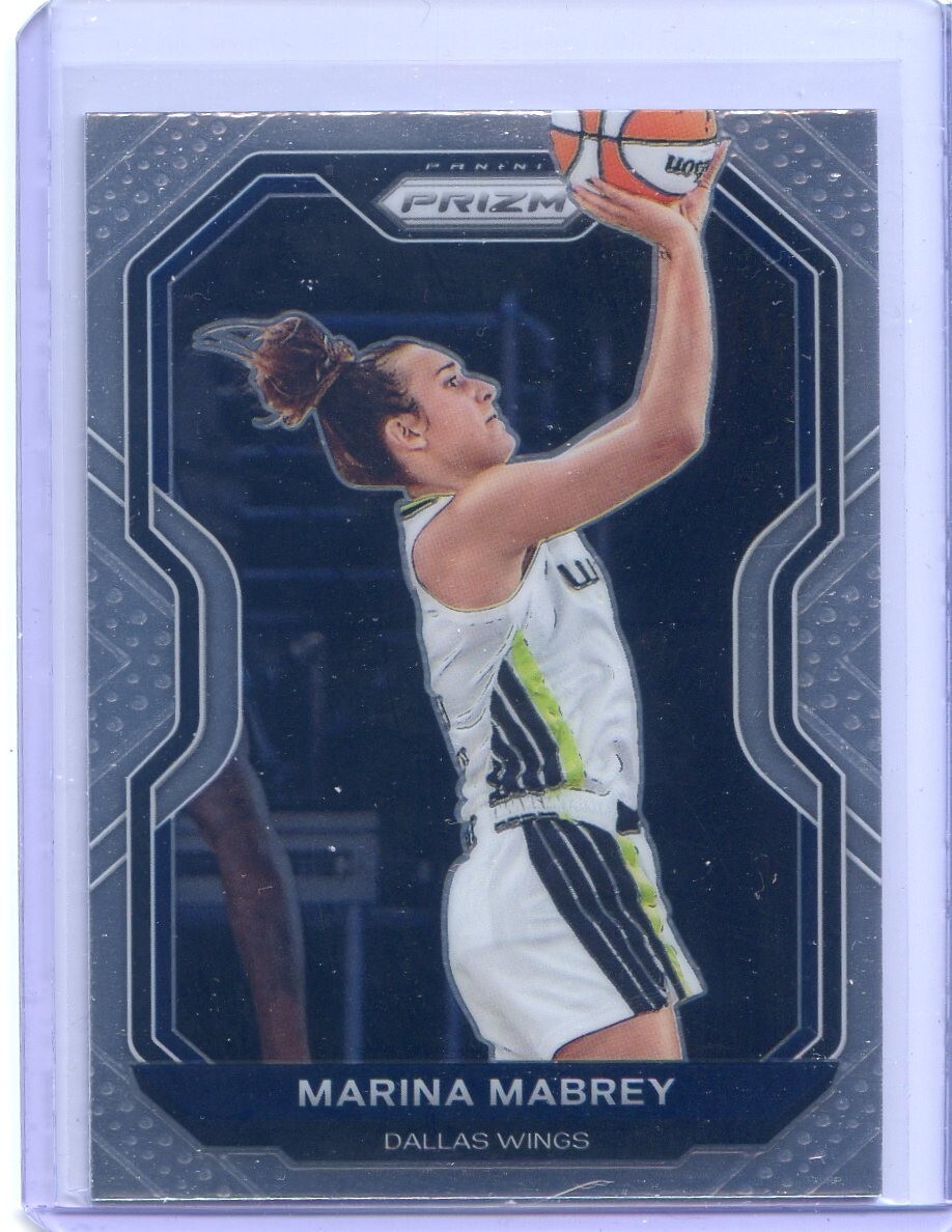 2021 Panini Prizm WNBA NO. 15 Marina Mabrey – Dallas Wings Rookie RC
