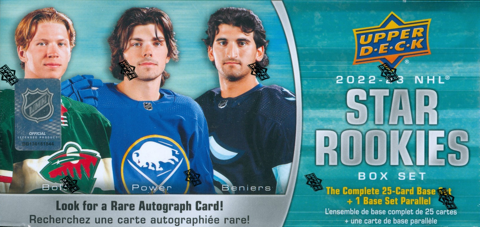 2022-23 Upper Deck NHL Star Rookies Hockey Factory Sealed Box Set
