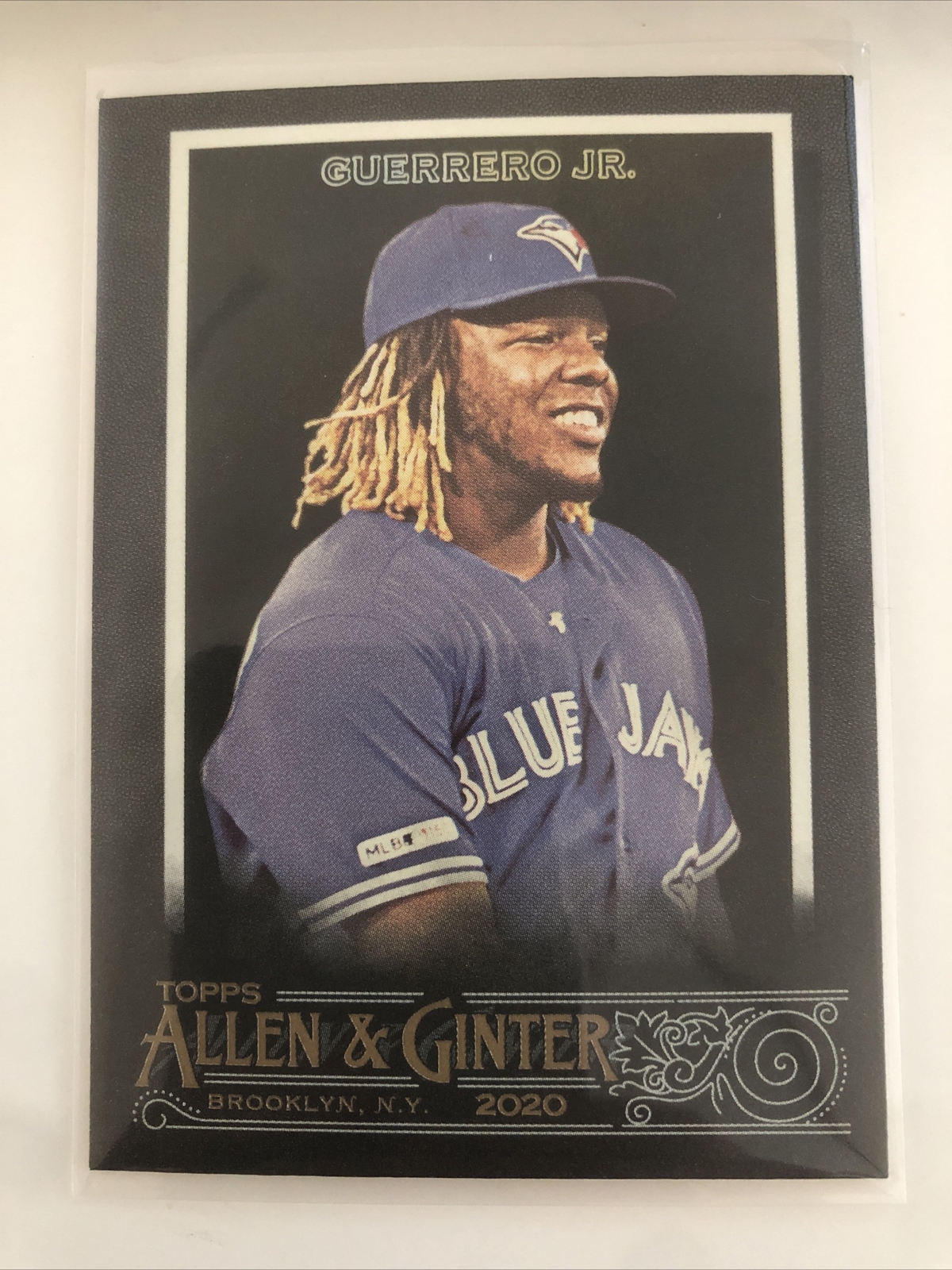 VLADIMIR GUERRERO JR 2020 Topps Allen & Ginter X #50 BLACK ONLINE ONLY BLUE JAYS