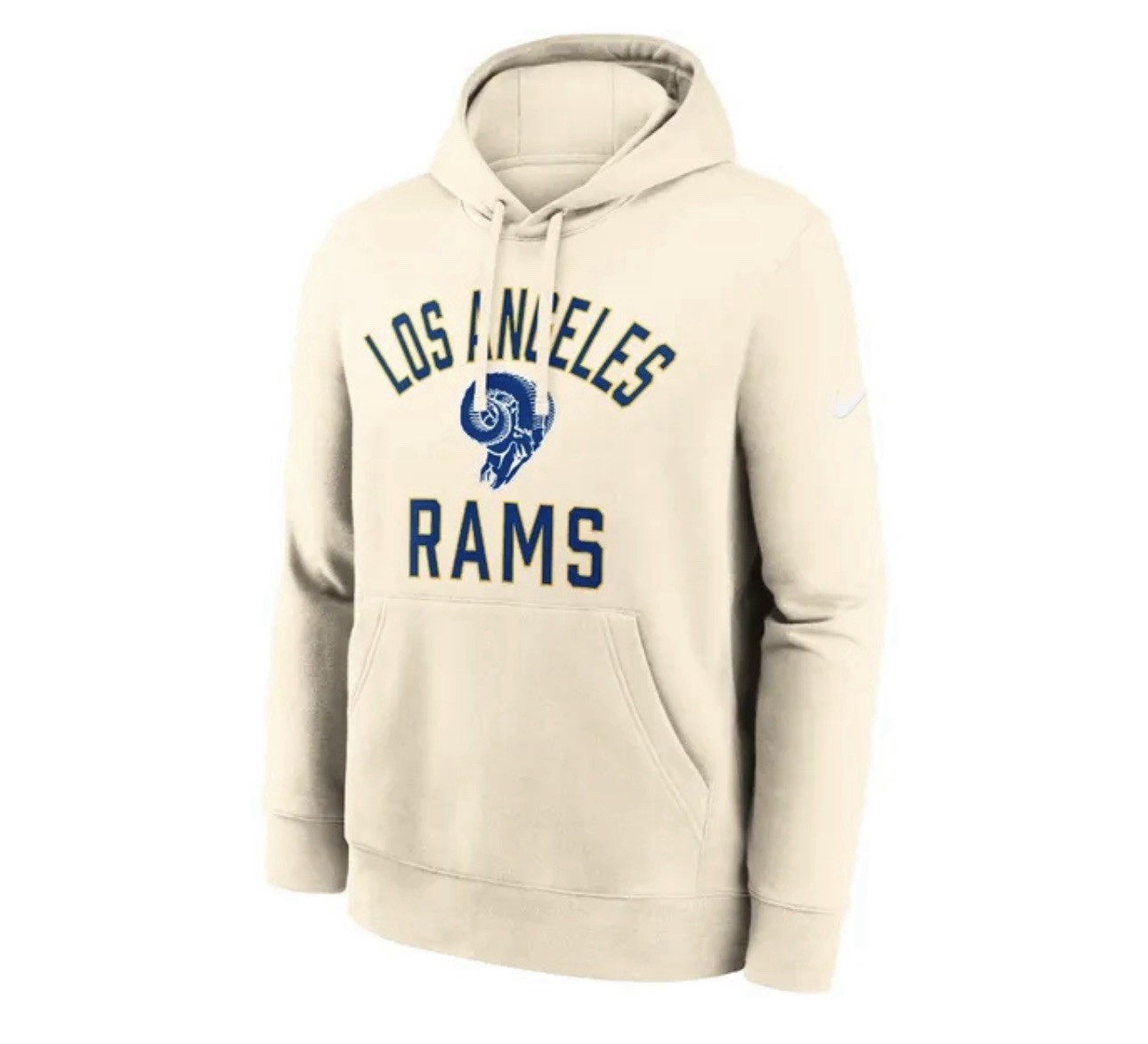 Nike Los Angeles Rams NFL Men’s Sweatshirt Hoodie Size L Beige
