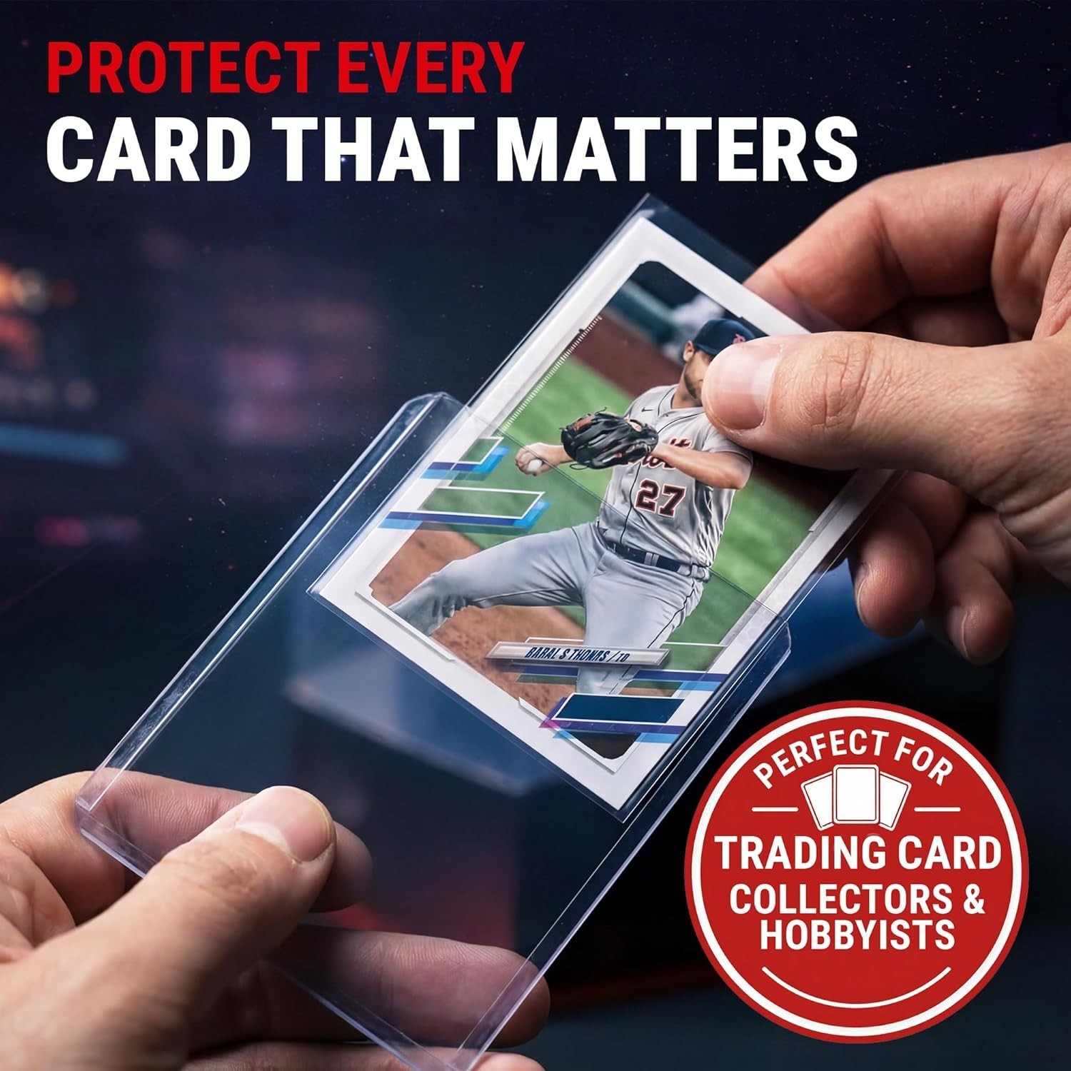 100ct Bundle – 3″x4″ Clear Toploaders & Soft Card Sleeves for Protection